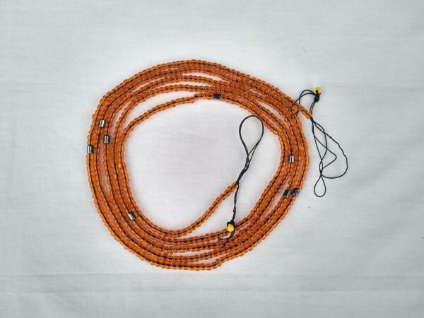 Orange-Love waist-bead